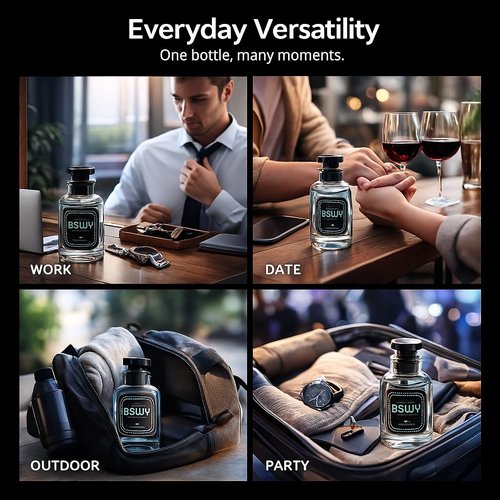 Perfume for Men, Eau de Toilette - Woody & Spicy - Cologne for Men With Citrus, Pepper, Sichuan Pepper, Lavender & Cedarwood | Long-Lasting Versatile Scent 100ml /3.4 fl oz