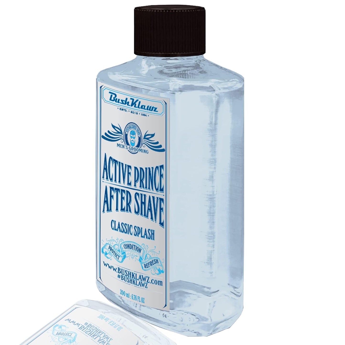 BushKlawz Classic Aftershave Lotion - Refreshing Cooling Balm for All Skin Types | Viking Cannon Black