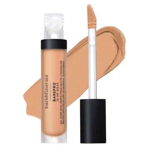 bareMinerals BAREPRO 16HR Matte Concealer - Skin-Perfecting Formula with SPF 25 & Niacinamide for Dark Spots, Blemishes & Circles