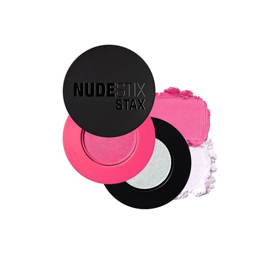 Nudestix STAX All Over Color Blush Balm - Multi-Use Cream Blush for Cheeks, Eyes & Lips | Soft Matte Finish