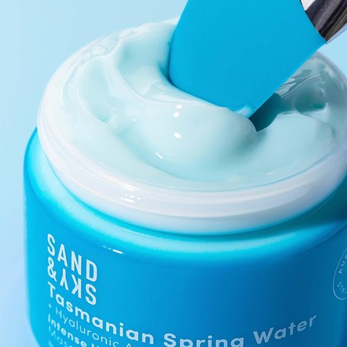Sand & Sky Face Mask - Hydrating Skincare with Hyaluronic Acid & Tasmanian Spring Water | Intense Hydration & Skin Barrier Repair