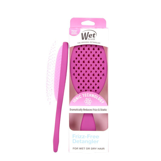 Wet Brush Frizz-Free Detangler Brush with Ionic Technology, Purple, Provides Frizz Control, Reduces Static, and Smooths All Hair Types, Best For Dry Hair, Made for Women, Men & Kids