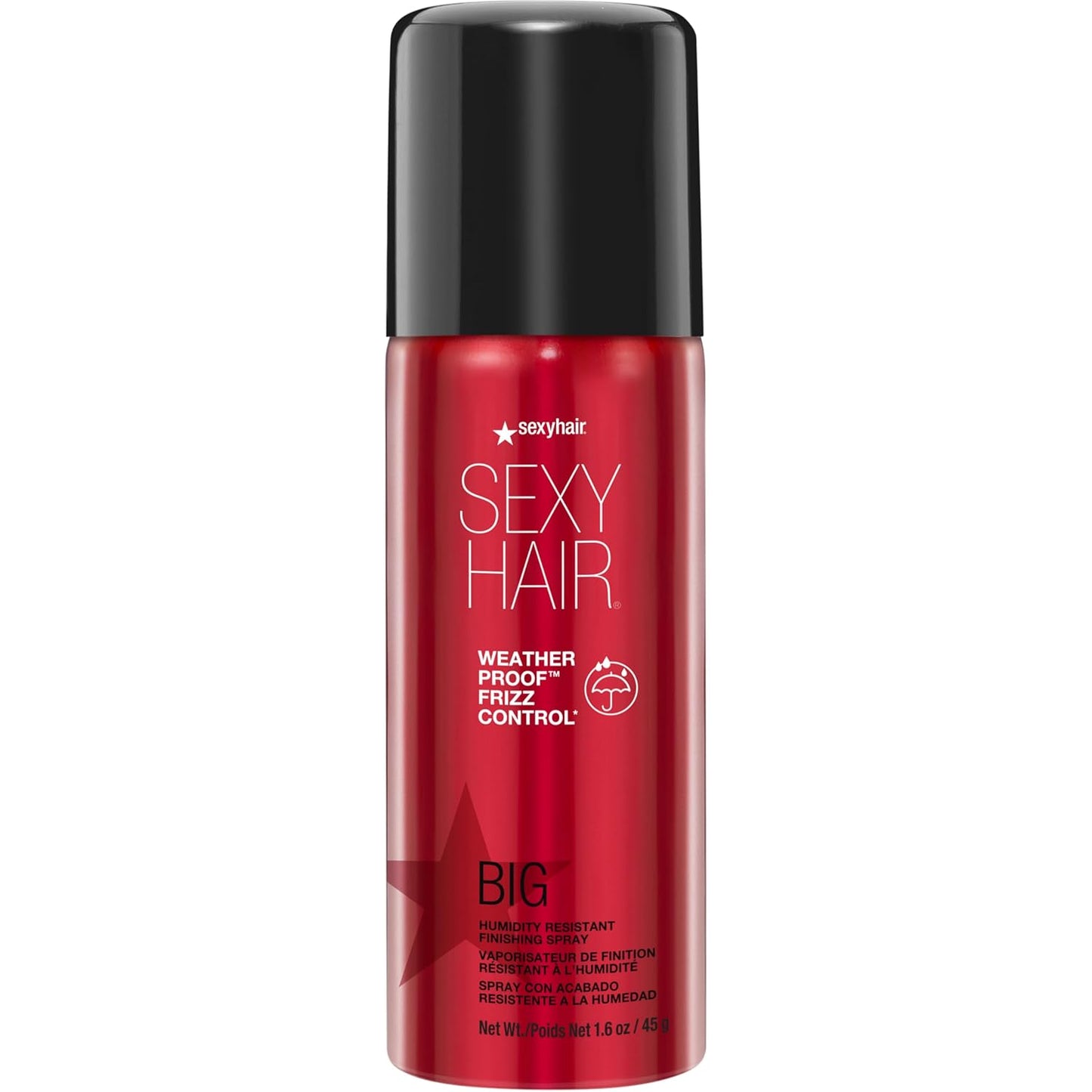 SexyHair Big Frizz Control Finishing Spray - Lightweight Humidity Resistance | 72-Hour Hold