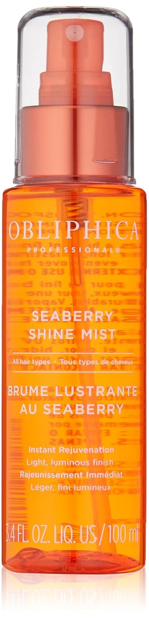 Obliphica Seaberry Shine Mist - 3.4 oz | Instantly Boost Volume and Shine for Gorgeous Hair Styles!