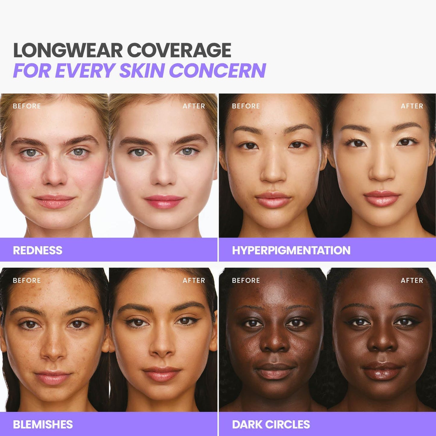 Wonderskin Hyper Bond All-Day Stay Serum Foundation - Waterproof & Transfer-Proof, 24HR Longwear with Niacinamide & Hyaluronic Acid | Lightweight Natural Finish (Afterglow)