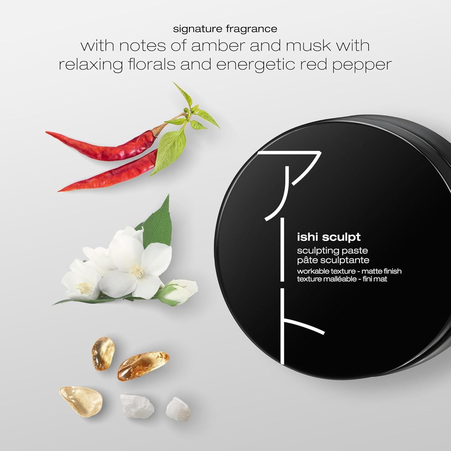 Shu Uemura Art of Hair Ishi Sculpt Texturizing Paste - Frizz Control & Long-Lasting Hold, 2.54 Fl Oz