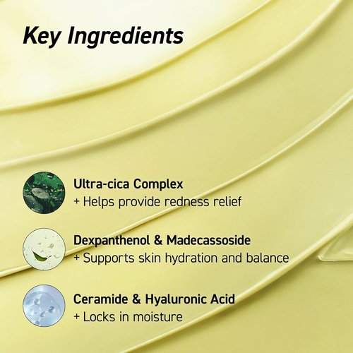 IVOSKIN Cica Redness Relief Cream - Soothing Green Moisturizer with Madecassoside for Sensitive Skin | 1.76oz / 50g