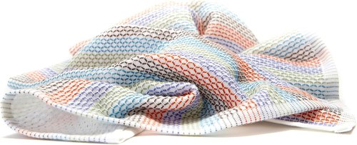 Full Circle Tidy Organic Cotton Dish Cloths - Absorbent & Eco-Friendly Kitchen Towels - Red