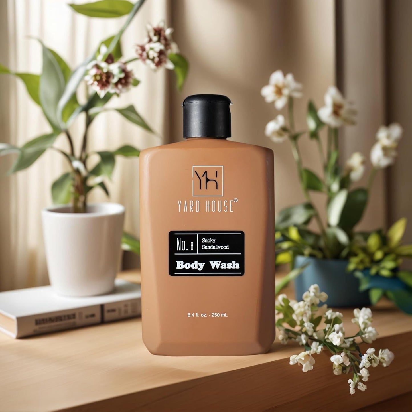 Skiennix Men’s Bath Gift Set - Smoky Sandalwood | 4-Piece Grooming Kit in Travel Toolbox Case - Ideal for Father’s Day & Holidays