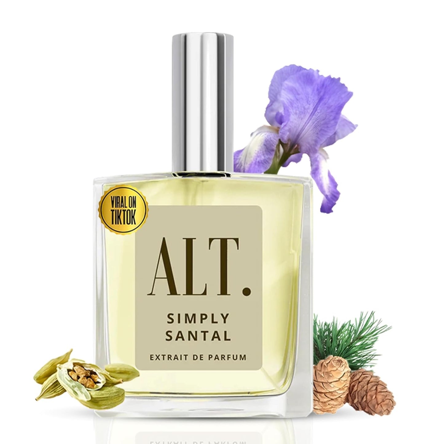 ALT. FRAGRANCES Simply Santal - Unisex Extrait de Parfum Inspired by Santal 33 | Long Lasting Sandalwood Leather Scent, 100ml