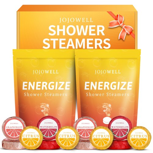 Shower Steamers Aromatherapy with Essential Oils - 12 Pack Birthday Gifts for Women, Mothers Day Gifts for Mom Wife Grandma from Daughter Son, Home Spa Self Care Gifts for Women Who Have Everything