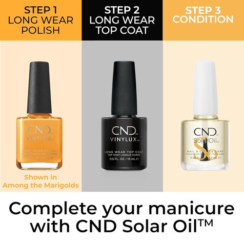 CND Vinylux Nail Polish - Longwear Yellow Color with Gel-like Shine & Chip Resistance