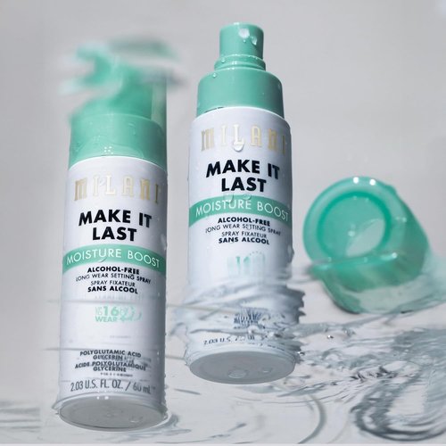 Milani Make It Last Moisture Boost Setting Spray - Alcohol-Free, Hydrating Makeup Mist - 1 Count