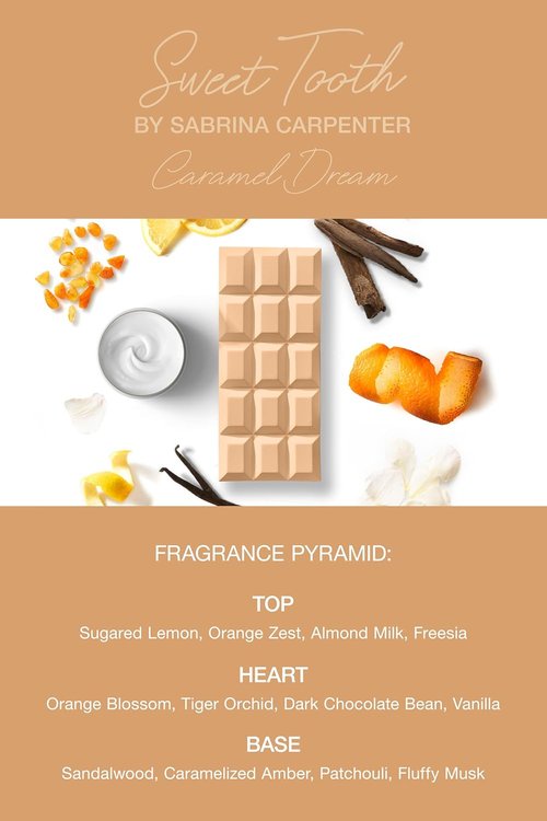 Sabrina Carpenter Eau de Parfum - Caramel Dream Scent - 1 Fl Oz Bottle for Women
