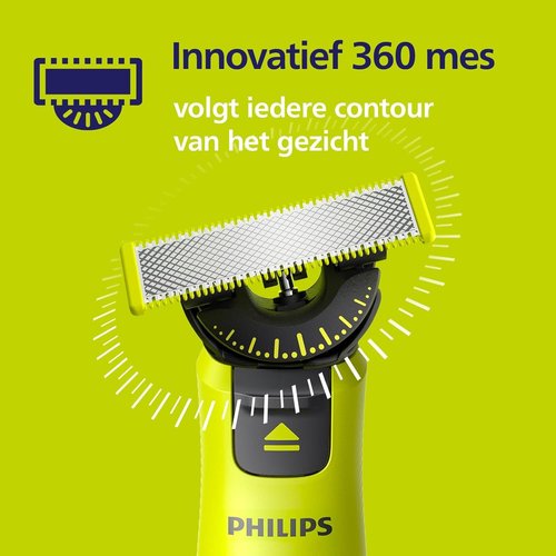 Philips OneBlade 360 Replacement Blades - 3 Pack for OneBlade Electric Shaver & Trimmer | Model QP430/60