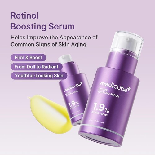 Medicube Retinol Boosting Serum - Intensive Firming & Hydration with Peptides & Vitamins | 1.01 fl. oz