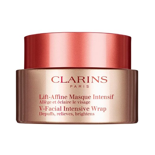 Clarins V-Facial Intensive Wrap Face Mask - Award-Winning Contouring Mask | Reduces Puffiness & Swelling | 2.5 Oz