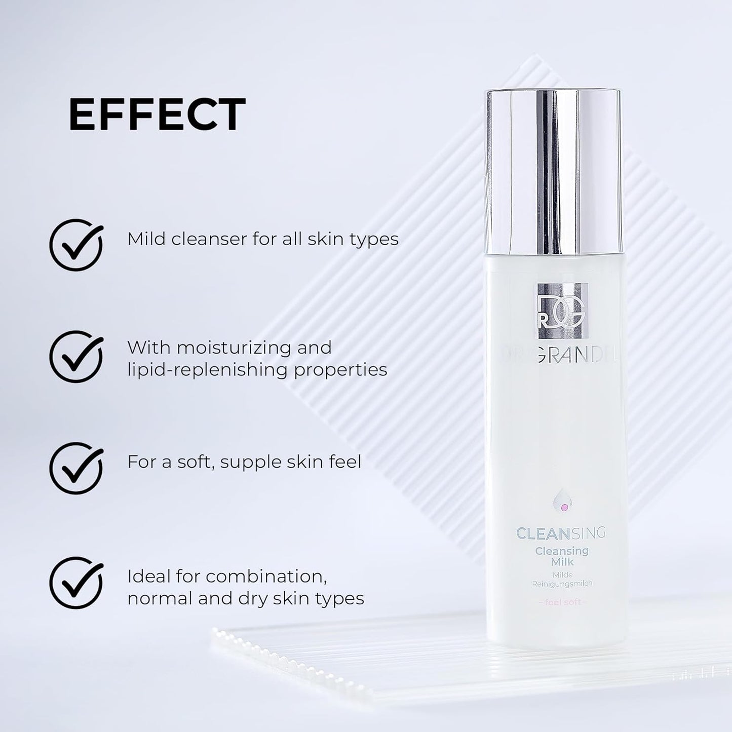 Dr. Grandel Cleansing Milk - Gentle Cleanser for All Skin Types | Nourishing & Hydrating Formula