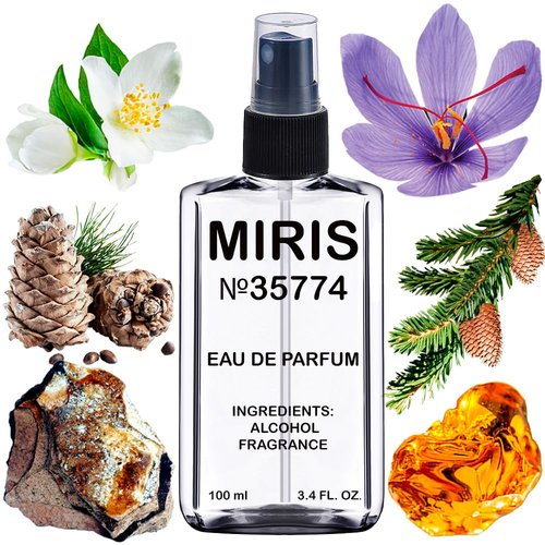 MIRIS No. 35774 Eau de Parfum - Inspired by Baccarat Rouge 540 | Long-Lasting Unisex Spray 3.4 Fl Oz