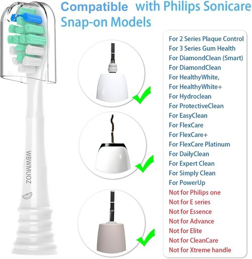 Philips Sonicare Toothbrush Replacement Heads - 8 Pack for Superior Oral Care