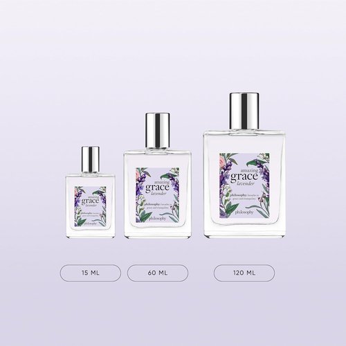 Philosophy Amazing Grace Lavender Eau de Toilette - Delicate Women's Perfume with Berry & Musk Notes - Long-Lasting Fragrance
