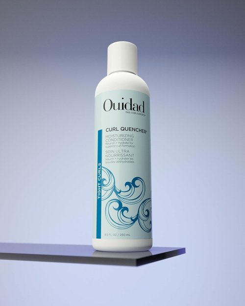 Ouidad Curl Quencher Bundle | Moisturizing Shampoo, Conditioner & Curl Cream - 8.5 fl oz Each, Vegan & Color-Safe, Frizz Control