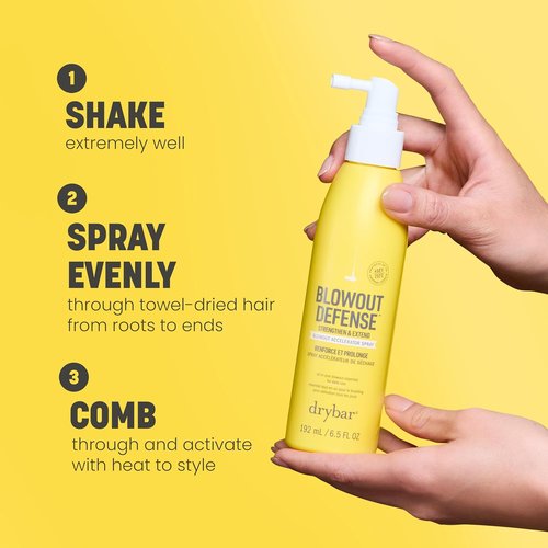Drybar Blowout Defense Spray - Strengthen & Extend Blowouts | Speeds Drying & Reduces Breakage