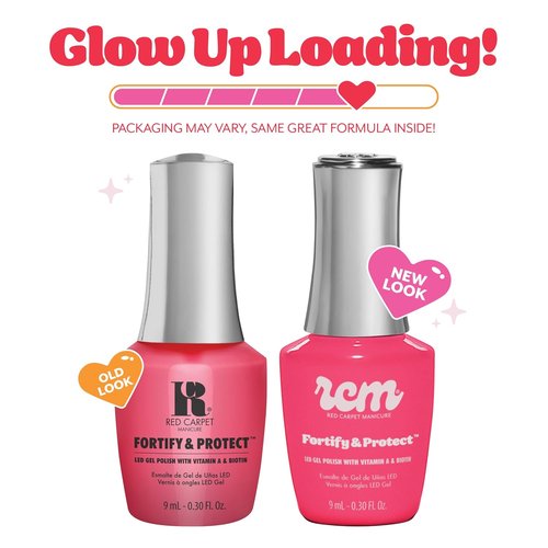 Red Carpet Manicure LED Gel Polish - Fortify & Protect Formula in Neutral Shades