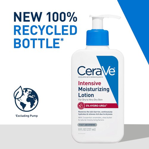 CeraVe Intensive Moisturizing Lotion - Non-Greasy Hydrating Cream for Dry Skin | 8oz