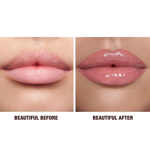 Charlotte Tilbury Icon Baby Lip Duo Kit - Hydrating Mini K.I.S.S.I.N.G Lipstick & Full Size Gloss Set | Long-Lasting Shine