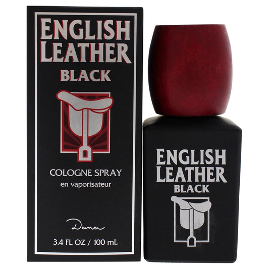 English Leather by Dana - Classic Black Cologne Spray for Men | 3.4 oz Fragrance