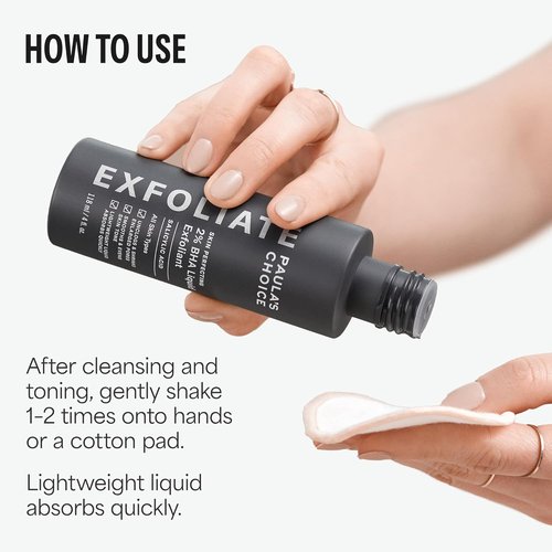 Paula's Choice Skin Perfecting 2% BHA Liquid Exfoliant - Salicylic Acid Facial Polish for Pores & Fine Lines