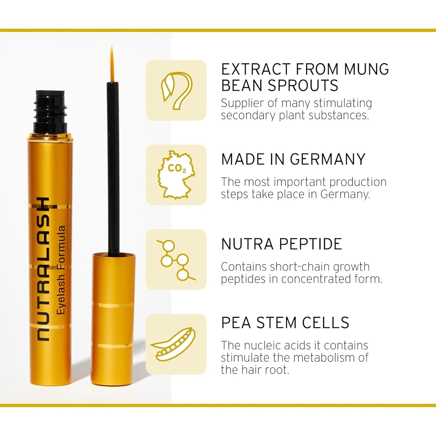 Skiennix Eyelash Serum - Achieve Longer, Darker, Thicker Lashes in 6-8 Weeks | 3ml