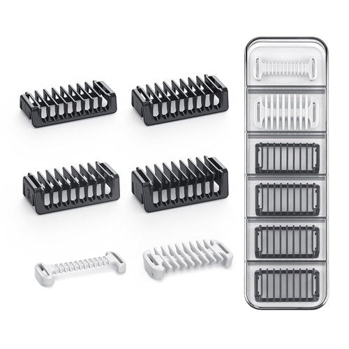 Obalde Guide Guards Set - Skin & Body Combs with 1/2/3/5mm Attachments | Hard Case for Pro Series
