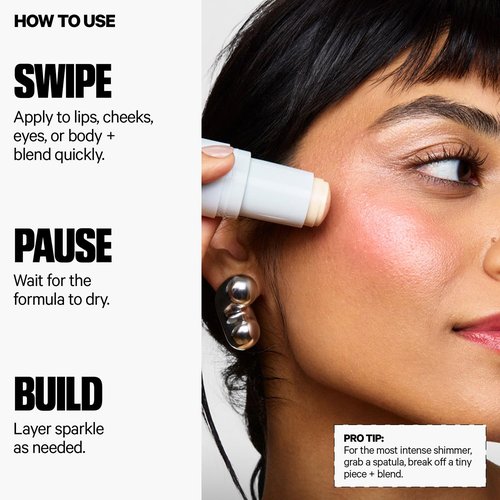 Milk Makeup Cooling Water Jelly Shimmer - Buildable Highlighter Stick for Sheer Glow | Long-Lasting & Hydrating