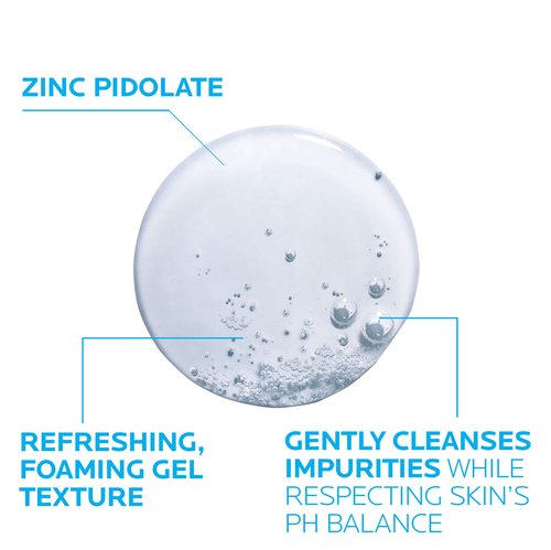 La Roche-Posay Effaclar Purifying Foaming Gel Cleanser for Oily Skin, With Zinc Pidolate To Remove Excess Oil, Alcohol Free & Oil Free, Face Wash For Oily Skin, Dermatologist & Sensitive Skin Tested