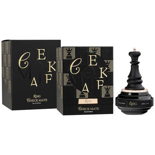 Armaf Checkmate King Eau de Parfum Spray - 3.4 Ounce | Bold Fragrance for Men