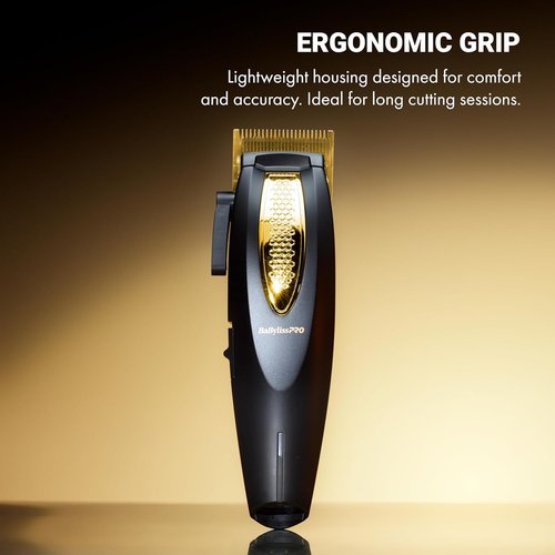 LithiumFX Ergonomic Hair Clippers for Men - Corded & Cordless Convenience