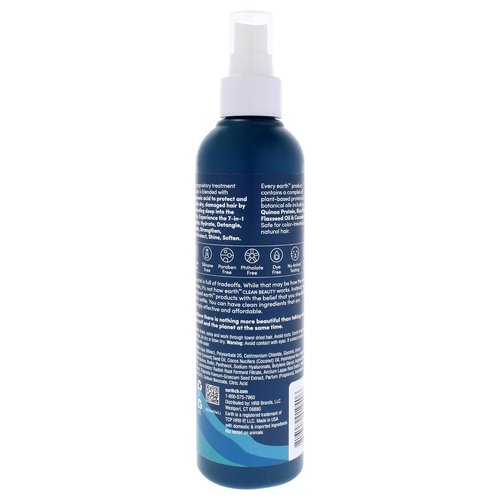 Earth 7-in-1 Leave-In Treatment - Multitasking Hair Spray with Hyaluronic Acid - 6 oz, Safe for Color-Treated Hair