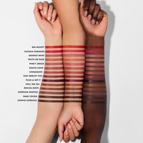 e.l.f. Cream Glide Lip Liner - Highly Pigmented Pencil for Shaping & Sculpting Lips | Vegan, Mauve Aside