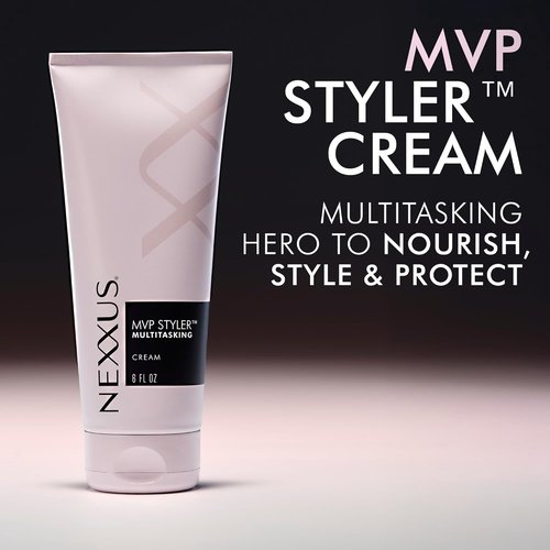 Nexxus MVP Styler Hybrid Hair Cream - Multitasking Formula with Multi-Verse Polymers | 6 oz