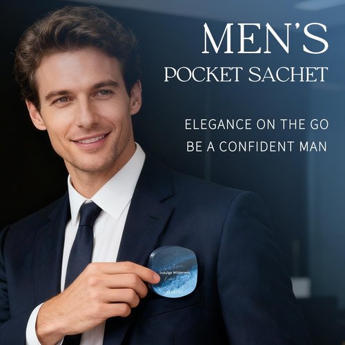 Pleacoz Solid Perfume Balm for Men, Portable Pocket Balm, Solid Cologne, Perfect for Travel Use, Natural Fragrance Perfume, Gift for Men