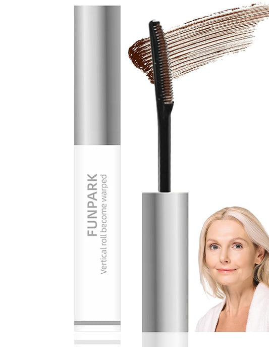 Skiennix Brown Mascara Primer - Lengthening Formula for Fine Short Lashes | Lightweight, Quick-Dry, Waterproof