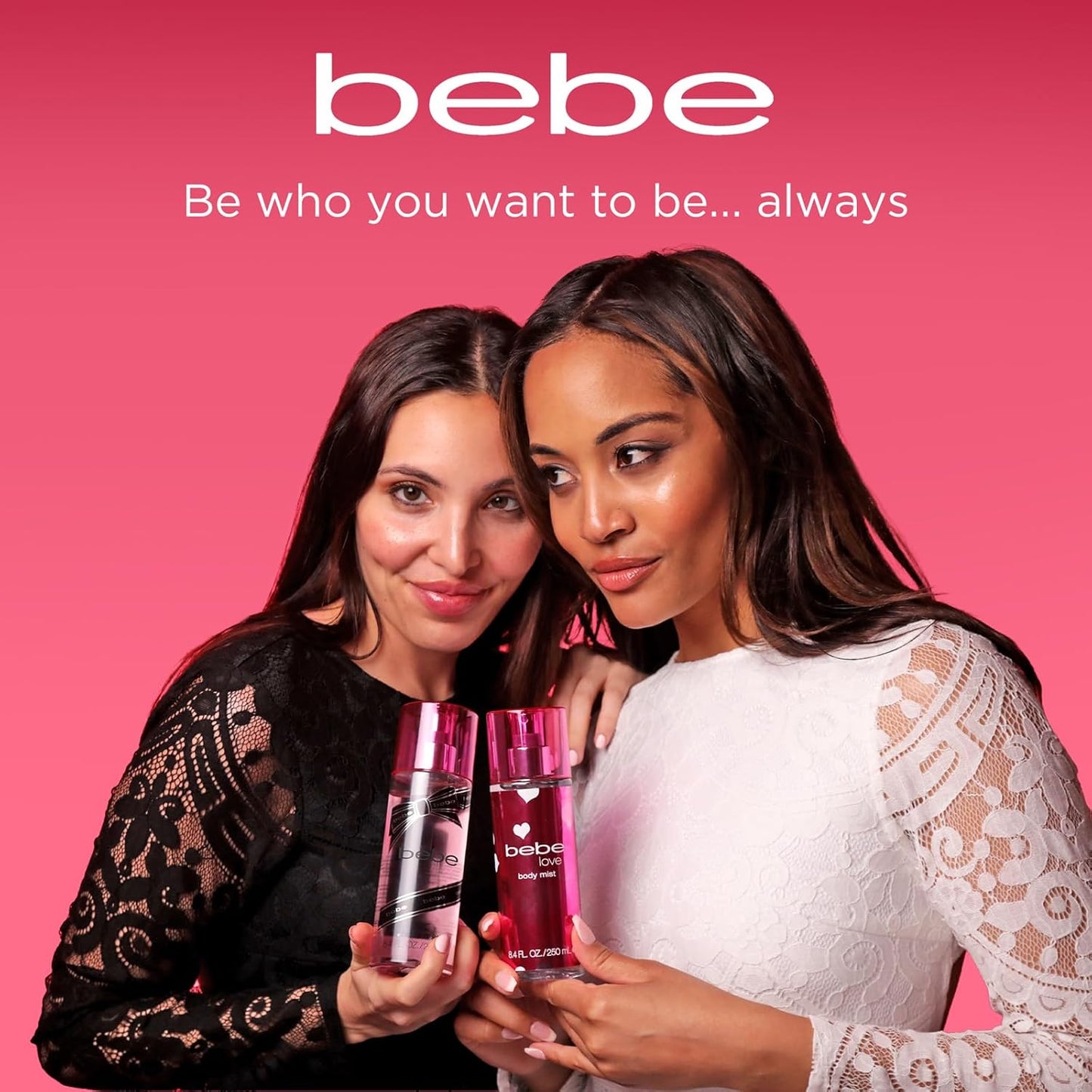 Bebe Love Body Mist - Floral Fruity Body Spray for Women - Romantic Scent with Sicilian Lemon & Redcurrant - 8.4 oz