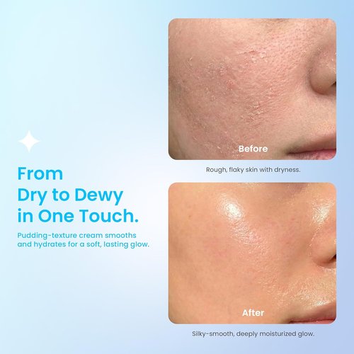 Glow Skin Hydro Cream - 72-Hour Deep Moisture & Barrier Support for Radiant Skin | Panthenol & Biopeptides | 80 ml / 2.70 fl. oz.