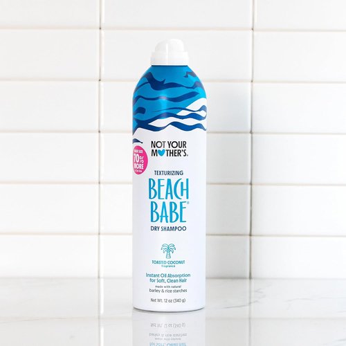 Not Your Mother's Beach Babe Jumbo Dry Shampoo - 2-Pack 12 oz Each | Absorbs Oil & Adds Texture - Toasted Coconut