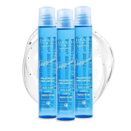 Jigott - Professional Hyaluronic Hair Ampoule | K-Beauty Treatment, 13ml | Pack of 10