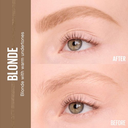 Maybelline Express Brow Ultra Slim Eyebrow Pencil - Precision Tip & Spoolie for Defined Brows, Blonde