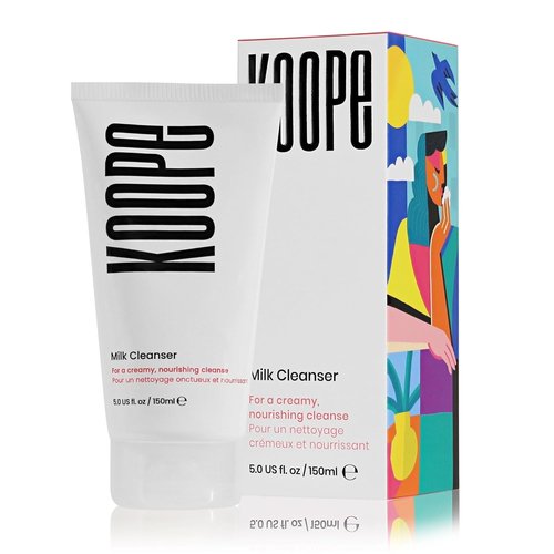 Koope Milk Face Wash - Ultra-Creamy Facial Cleanser for All Skin Types | Vegan, 5.0 FL OZ