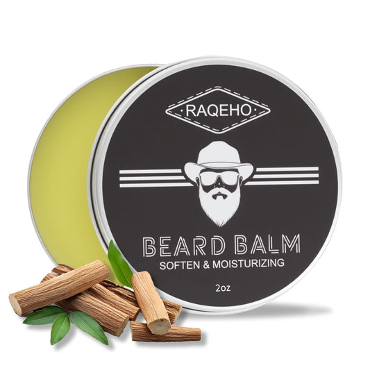 Skiennix 2oz Beard Balm - Nourishing Mustache Wax & Leave-In Conditioner | Sandalwood Scent